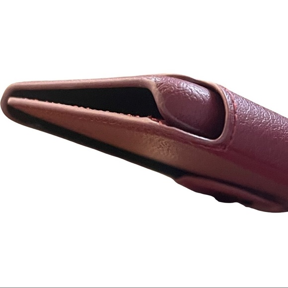 **5/$20** LUPA Burgundy Vegan Leather iPhone XS Max Case - Picture 6 of 12